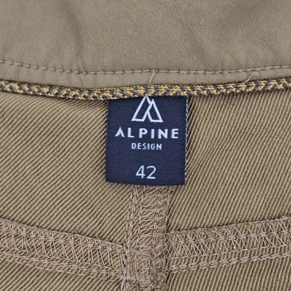 Men's Tan ALPINE Modern Shorts Size 42 - Picture 2 of 11
